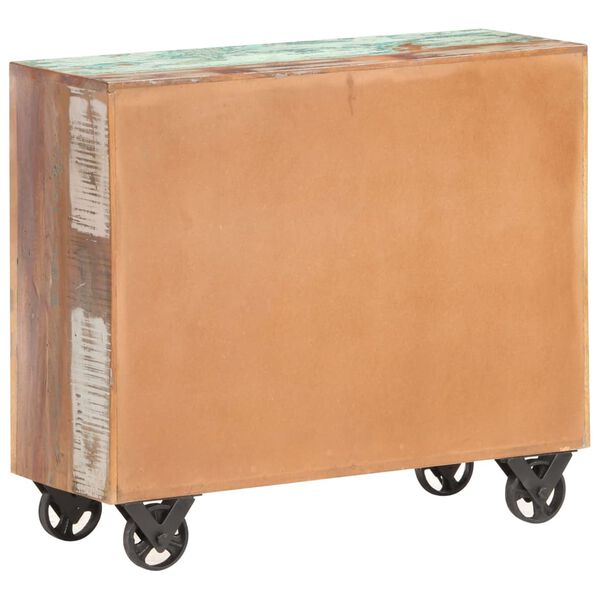 vidaXL Sideboard Multicolor Solid reclaimed wood Medium Sideboard