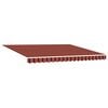vidaXL Awning Red and Black 137.80" x 98.43" Polyester and metal