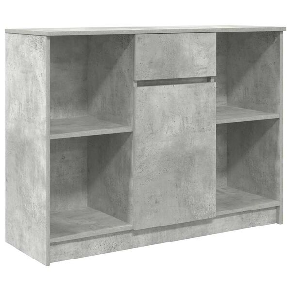 vidaXL Sideboard Concrete grey Engineered wood Large Sideboard