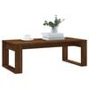 vidaXL Coffee Table Brown Oak Engineered Wood 40.2 x 19.7 x 13.8 in