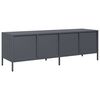 vidaXL TV Cabinet Anthracite Cold-rolled steel 53.1x15.4x17.1 in