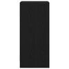 vidaXL Shoe Cabinet Black Oak Engineered wood Medium Shoe Cabinet