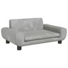 vidaXL Kids Sofa Light grey