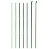 vidaXL Wire Mesh Fence Green 5.9x32.8' Galvanised Steel