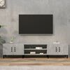 vidaXL TV Cabinet Concrete Grey Engineered wood Large TV Cabinet
