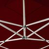 vidaXL Party Tent Wine Red Aluminum alloy, Oxford fabric with PVC coating