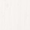 vidaXL Garden Planter Set of 2 White Solid pine wood Large