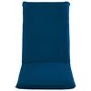 vidaXL Foldable Sunlounger Oxford Fabric Navy Blue