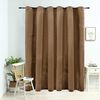 vidaXL Blackout Curtain with Metal Rings Velvet Beige 114.2x96.5"