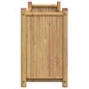 vidaXL Planter Natural bamboo Bamboo 39.4 x 11.8 x 19.7 in