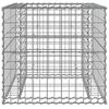 vidaXL Gabion Basket Silver Galvanized Iron Medium Durable