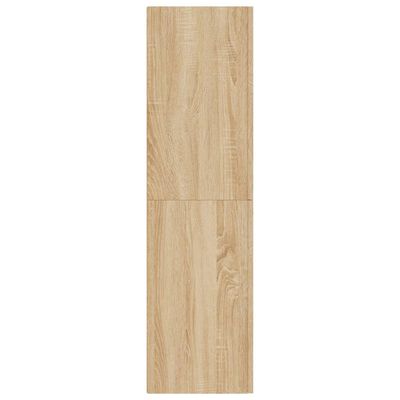 vidaXL TV Stands 2 pcs Sonoma Oak 12"x11.8"x43.3" Engineered Wood