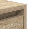 vidaXL Wall-mounted Bedside Cabinet Set of 2 Sonoma Oak Engineered wood