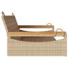 vidaXL Patio Swing Bench Beige