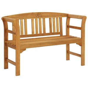 vidaXL Garden Bench Natural Wood Solid Acacia Wood Medium Durable