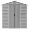 vidaXL Garden Shed Light gray Galvanized steel 75.2 x 51.2 x 78.0 in