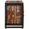 vidaXL TV Cabinet Black and brown Solid reclaimed wood, iron One Size