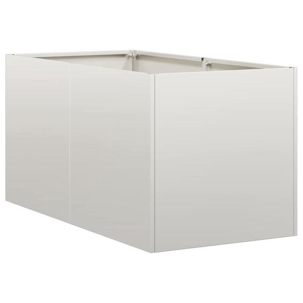 vidaXL Planter Stainless Steel Stainless steel Large Durable Planter