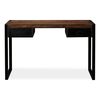 vidaXL Desk Varies Solid reclaimed wood 47.2 x 19.7 x 29.9 in Desk