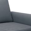vidaXL Sofa Set Dark Gray Velvet (100% polyester), metal, textilene, plywood