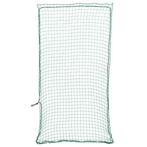 vidaXL Trailer Net with Elastic Rope Green 26.2x11.5' PP