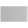 vidaXL Kitchen Backsplash Light grey 27.56 x 15.75 x 0.24 in