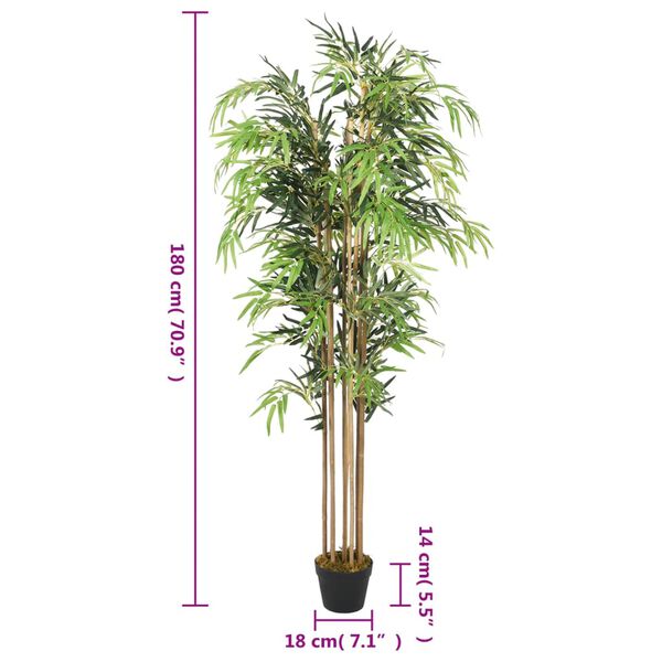 vidaXL Artificial Bamboo Tree Green