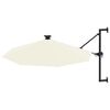 vidaXL Garden Parasol Sand Polyester, Metal 118.1 inch diameter Tiltable