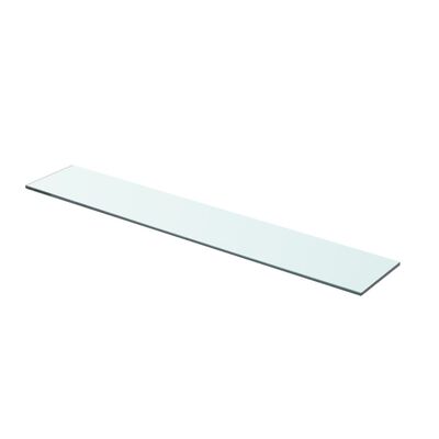 vidaXL Shelf Panel Glass Clear 27.6"x4.7"