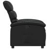 vidaXL Recliner Chair Black Faux Leather, Metal, Plywood Standard Recliner