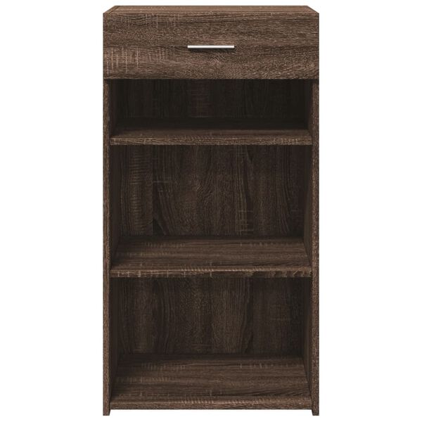 vidaXL Sideboard Brown oak Engineered wood Sideboard Rectangular