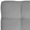 vidaXL Pallet Sofa Cushion Set of 7 Grey 100% polyester Extra Thick