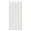 vidaXL Voile Curtains with Loops 2 pcs White 55.1x96.5"