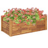 vidaXL Garden Raised Bed Natural wood color Solid acacia wood