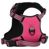 vidaXL Dog Harness Pink Polyester XL Dog Harness Adjustable Armrests