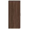vidaXL Storage Cabinet Brown Oak Engineered wood Medium Storage Cabinet