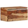 vidaXL Storage Chest 22.4"x11.8"x11.8" Solid Wood