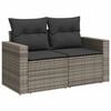 vidaXL Garden Sofa Set Grey