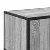 vidaXL TV Cabinet Grey Sonoma Engineered wood, metal Large TV Cabinet