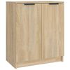 vidaXL Shoe Cabinet Sonoma Oak Engineered wood Medium Shoe Cabinet