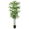 vidaXL Artificial Bamboo Tree Green Textile fibers, Bamboo, Plastic