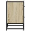 vidaXL Bedside Cabinet Sonoma Oak Engineered wood Small Bedside Cabinet