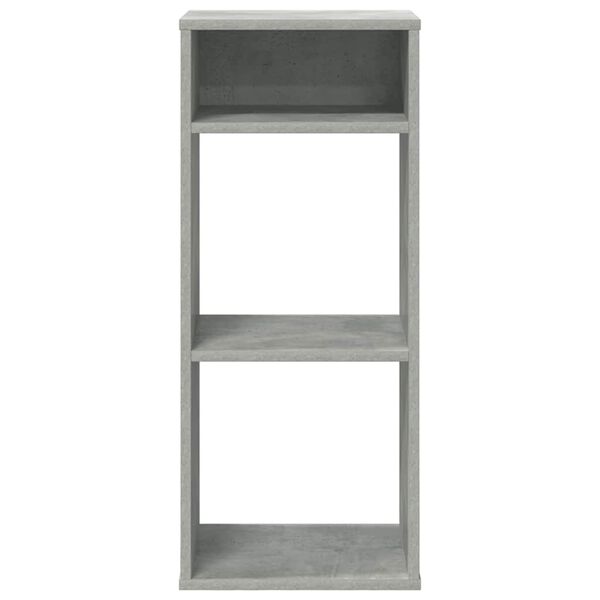 vidaXL Book Cabinet Concrete grey Engineered wood Tall Book Cabinet