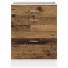vidaXL Kitchen Base Cabinet Old Wood Engineered Wood Medium