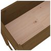 vidaXL Planter Honey Brown Solid Pine Wood Medium Decorative Inlays