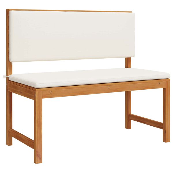 vidaXL Garden Chair Brown 39.37 x 19.69 x 35.83 in Solid Acacia wood