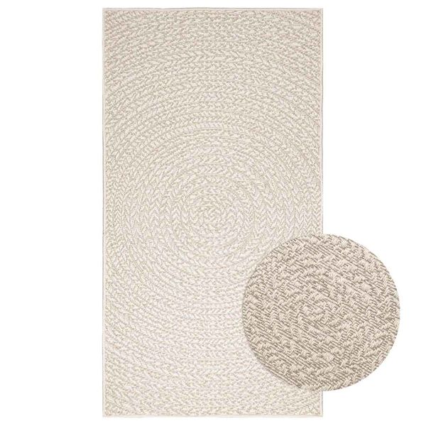 vidaXL Rug Cream 100% Polypropylene 31.5 x 59.1 in