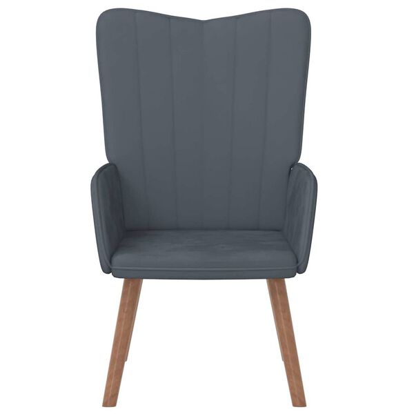 vidaXL Relaxing Chair Dark grey