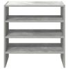 vidaXL Shoe Rack Set of 2 Concrete Grey Engineered Wood Stackable