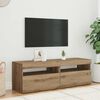 vidaXL TV Cabinet Set of 2 Artisan oak Engineered wood Medium